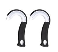 2 Pcs Ring Pull Can Opener Aid, Can Ring Pull Opener, Can Pull Tin Ring Opener, J-Shaped Ring Pull Can Opener for Weak Hands Opens Cans with Ease
