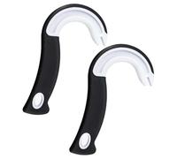 2 Pcs Ring Pull Can Opener - Manual J-Shaped Pull Helper Hook Tin Opener with Ergonomic Non-Slip Grip - Effortless Opening Aid for Elderly Weak Hands, Limited Dexterity - Multi-Functional Kitchen Tool