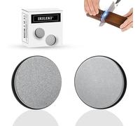 2 Pcs - Rolling Knife Sharpener Replacement Discs, Rolling Knife Sharpening Kit Replacement Head, Diamonds Discs for Kitchen Knives ((Metric Thread: M12))- 400#/1000#