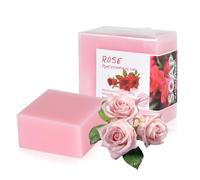 2 PCS Rose Soap Bar, Natural Handmade, Organic Soap Bar 100g, Solid Soaps for Skin Hair Body Face Cleansing Bath Shower Wash