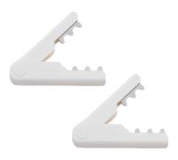 2 Pcs Rose Thorn Stripper Tool, Off White Flower Stem Remover with Serrated Blade, Clamp Design for Fast Thorn Removal, Portable for Floristry, Home Gardening and Crafts