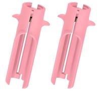2 Pcs Rose Thorn Stripper Tool, Spring Loaded Thorns Remover for Roses, Pink Plastic Flower Thorn Remover for Stem and Leaf Cleaning, Practical Gardening Tool for Floral Arrangement and Flower Shop