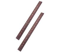 2 Pcs Rosewood 21 Frets 3 String Cigar Box Guitar Fretboard Fingerboard Parts