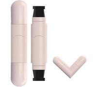 2 PCS Rotating Eyeliner Stamp Pen, Waterproof Winged Eyeliner Stamp & Wing Liner Stamps, Double-Ended Black & Brown Wing Stamps Eyeliners for Symmetrical Cat Eye Makeup