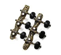 2 Pcs Rotation Ratio 1:18 Classical Guitar String Tuning Pegs Machine Heads Tuners Keys Guitar Knobs Tuning Keys