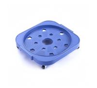 2 Pcs Round Wheeled Trolley Adaptable Plant Easy to Move 360-Degree Casters for Homeowners, Seniors, Patio for Kitchen Restaurant(Deep Blue)