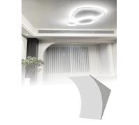 2 Pcs Rounded Doorway Arch Kit,Gypsum Arch Trim for Doorway,Half Circle Door Arch Kit Interior Decoration for Kitchen Bedroom(30x30x30cm/12x12x12in)(28.5x28.5x25.8cm/11x11x11in)