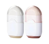 2 Pcs Rubber and Sharpener 2 in 1,Pencil Sharpeners,with Container and Portable,Manual with Eraser Mini 2-in-1 Pebble Shape,Mess-Free,Suitable for Kids,Adults,Students Teachers,Office School Supplies