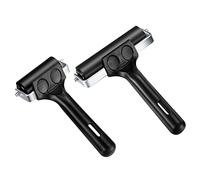 2 Pcs Rubber Brayer Rollers, Ink Printing Roller, Glue Painting Roller, Arts and Crafts Block Stamping Rollers for Printmaking Wallpaper, Block Printing Making, Application DIY - 2.4 inch/3.9 inch