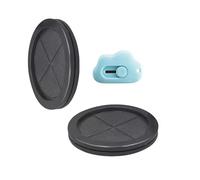 2 pcs Rubber Grommet 4"DH，3-9/16"ID Black Double-Sided Round, Synthetic Rubber Grommets for Wiring,Rubber Hole Plug,Firewall,Wire Protection，Protecting Cable Wire,Automotive，Metal Panel