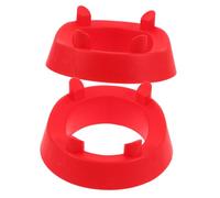 2 Pcs Rugby Kicking Tee Football Kicking Holder Tee Practice Stand Equipment Kick Gear Accessories For Youth Adults Kids Red
