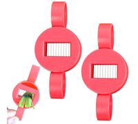 2 Pcs Runner Bean Slicer and Stringer - Strong Mini Runner Bean Slicer Cutter - Sharp and Efficient Kitchen Slicing Tool - Fast Bean Cutting Kitchen Tool for Stringing Cutter Fast Bean Cutting