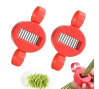 2 Pcs Runner Bean Slicer and Stringer - Strong Mini Runner Bean Slicer Cutter - Sharp and Efficient Kitchen Slicing Tool - Fast Bean Cutting Kitchen Tool for Stringing Cutter Fast Bean Cutting