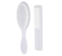 2 Pcs Safety Soft Baby Hair Brush Set Infant Comb Grooming Shower Design Kit
