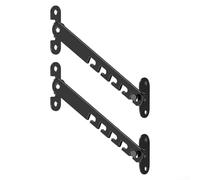 2 PCS Safety Window Limiter for Doors and to Restrict Opening Width and Maintain Steady Air Flow Indoors (Black)