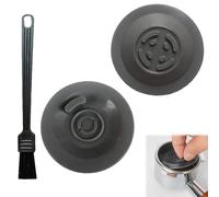 2 Pcs Sage Cleaning Disc and 1 Pcs Coffee Machine Cleaning Brushes, Coffee Machine Cleaning Tablets Silicone Coffee Machine Handle Cleaning Pad Compatible with Most for Espresso Machines