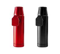 2 Pcs Salt Dispenser, Metal High-Capacity Pepper Shaker, Salts Cellar, Salt Pot, Spice Shaker Leak-Proof Bottle Portable Kitchen Bottles for Spice Powder
