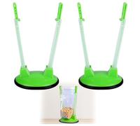 2 Pcs Sandwich Baggy Racks, Adjustable The Batch Lady Freezer Bags, Food Storage Bags Clips Stands, Plastic Reusable Freezer Bag Racks Holders, Food Prep Bag Holders Stands