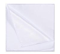 2 PCS Satin Pocket Square, Selected Solid Pocket Square Silk Handkerchief for Men Formal Wear Business Wedding Party Fashion Grooms Prom(Solid)