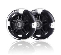 2 PCS Scooter Wheels Replacement 80mm for Maxi Micro, Black | LED Flash Rear Wheel, PU Material with ABEC-7 Bearings, Scooter Accessories