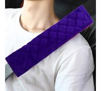 2 Pcs Seat Belt Pads, Seat Belt Comfort Harness Pads Cover Soft Plush Furry Grid Car Belt Pads Safety Belt Strap Luggage Shoulder Pad for Adults and Children Kids Travel Seat Belt Covers