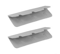 2 Pcs Seat Hook Clips for Inflatable Boats ; RIB Dinghies and Canoes ; Plastic Mounting Brackets with Anchor Patch Compatibility ; Black and White(white)