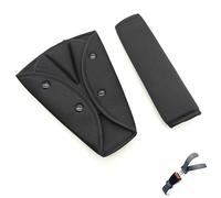 2 Pcs Seatbelt Covers,Seat Adjuster,Car Strap Shoulder Pads Set,Universal Children Safety Cover Adjustable,Harness Clip Suitable,Protection for Adults Seniors and The Elderly Protector Kids Women,Men