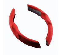 2 PCS Segmented Steering Wheel Protector for Skoda Octavia Rapid Roomster Scala Scout Superb Yeti Suede Car Steering Wheel Cover Anti-Slip and Durable Car Interior Accessories C