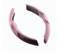 2 PCS Segmented Steering Wheel Protector for Skoda Octavia Rapid Roomster Scala Scout Superb Yeti Suede Car Steering Wheel Cover Anti-Slip and Durable Car Interior Accessories L