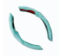 2 PCS Segmented Steering Wheel Protector for Skoda Octavia Rapid Roomster Scala Scout Superb Yeti Suede Car Steering Wheel Cover Anti-Slip and Durable Car Interior Accessories G