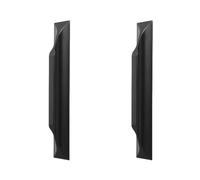 2 Pcs Self-Adhesive Handles Wardrobe Door Handles Self Stick Knobs Drawer Knobs Sliding Door Handle Stick On Handle Cabinet Pulls for Kitchen Cupboard Balcony Drawer (Length:150mm,Black)