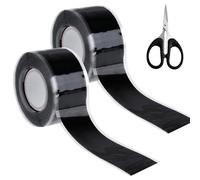 2 Pcs Self Fusing Silicone Tape, Self Amalgamating Waterproof Tape for Leaks, Flex Tape, Rubber Leak Repair Tape, Sealing Tape, for Pipe Water Hose Leakage Sealing Repairing(25mm x 3m)
