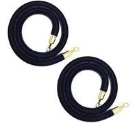 2 Pcs Separation Rope For Crowd Control, 3 4 5 6 7 8 ft Red Carpet Ropes, Flannel Rope For Queue Separation Column With Hook(Color 6,L 150cm)
