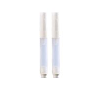 2 Pcs/Set 5mm Yellow Round Head Refillable Paint Pen Empty Paint Markers Fillable Paint Pen for Watercolor Rock