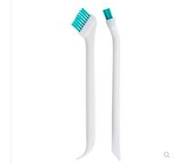 2 Pcs/Set Baby Nipple Milk Bottle Brush Pacifier Cleaner Brushing for All Nipples White Brush Coffee Cup Glass Bottles