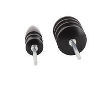 2 Pcs /Set Leathercraft Carving Tool Leather Slicker Round Wood Burnisher Leather ToolWooden SlickerLeathercraft Carving Tool,Leather Burnisher,Leather Slicker from Wood High