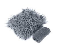 2 Pcs/set Newborn Photography Props, DIY Newborn Infant Blanket Swaddle Wrap Set Soft Faux Fur Photography Backdrops Mat Rug for Baby Boys Girls