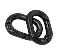 2 Pcs/Set Oval Rings Buckle Multifunctional Spring Oval Rings Spring Keyring Buckles for Keychain Handbag Purses Belts