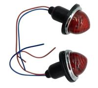 2 pcs/set SHLPDFM Red Rear Stop Tail Lamp Light Lucas L594 Style LPB630 Fits for Classic Mini Morris Minor Traveller