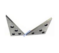 2 Pcs/Set Solid Angle Plates Angle Block Set 30-60-90 & 45-45-90 Precision +/- 20 Seconds Angle Block Gauge Machinist Tool
