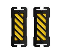 2 Pcs/Set Warning Patches Reflective Patches Molles Reflective Mark Tacticals Patches