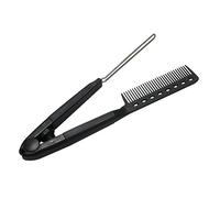2 pcs Shaped Hair Straightening Brush Professional Hair Straightener Tool Compact Design for Easy Travel Skin Friendly Material for Comfortable Use