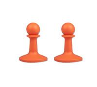 2 Pcs Shelter Rod Protective Cover Set Thunder Control Weather Resistant Silicone Gear Wilderness Camping Tent Pegraying Prevention Cap