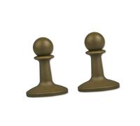 2 Pcs Shelter Rod Protective Cover Set Thunder Control Weather Resistant Silicone Gear Wilderness Camping Tent Rod Protector Cap