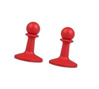 2 Pcs Shelter Rod Protective Cover Set Thunder Control Weather Resistant Silicone Gear Wilderness Camping Tent Rod Protector Cap