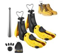 2 Pcs Shoe Stretcher Adjustable Width and Length Shoe Tree for Women and Men Shoe Widener Solve the Problem of Tight and Rubbing Shoes Shoe Expander for Boots Sneakers UK sizes 8-11.5 (EU 40-47)