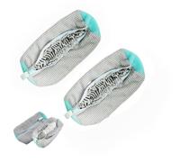 2 Pcs Shoe Washing Machine Bag Reusable Laundry Shoe Bag for Washer and Dryer Durable Shoe Bags for Traveling Tennis Sneaker Shoe Washing Bag