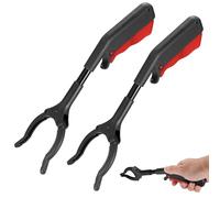 2 Pcs Short Litter Pickers Grabber Sticks, 29cm/11.4 Inch Helping Hand Grabbers for Disabled Grabber Stick for Disabled Adults Elderly, Pick Up Stick Grabber, Rubbish Picker Grabber Tool