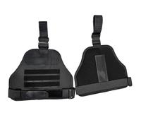 2 Pcs Shoulder Pads for Tactical Gear, Nylon Molle Shoulder Armor Set, 11.4 x 9.4 in Lightweight Protective Pads, Adjustable Universal Fit for Enthusiasts, Black