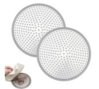 2 Pcs Shower Drain Hair Catcher, Bathroom Sink Bathroom Sink Strainer, Shower Plug Hairs Trap, Drain Catcher for Kitchen Bathroom Tub Floor Prevent Clog